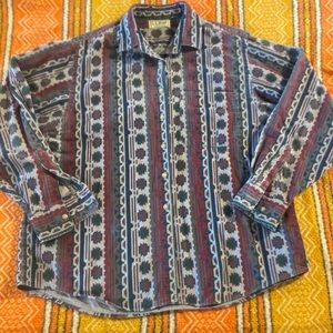 Vintage funky LL bean button down